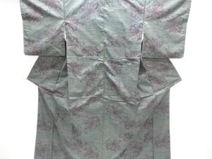 花唐草模様織出し本場大島紬着物（5マルキ）